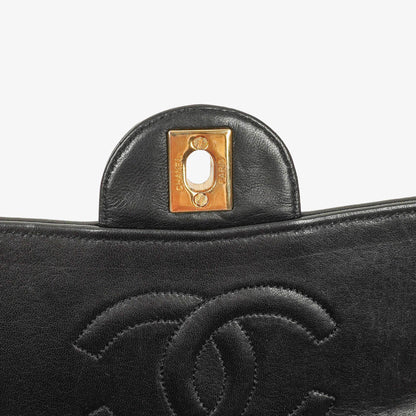 CHANEL Classic Kleine Flap Tasche aus Lammleder mit 24K vergoldeter Hardware