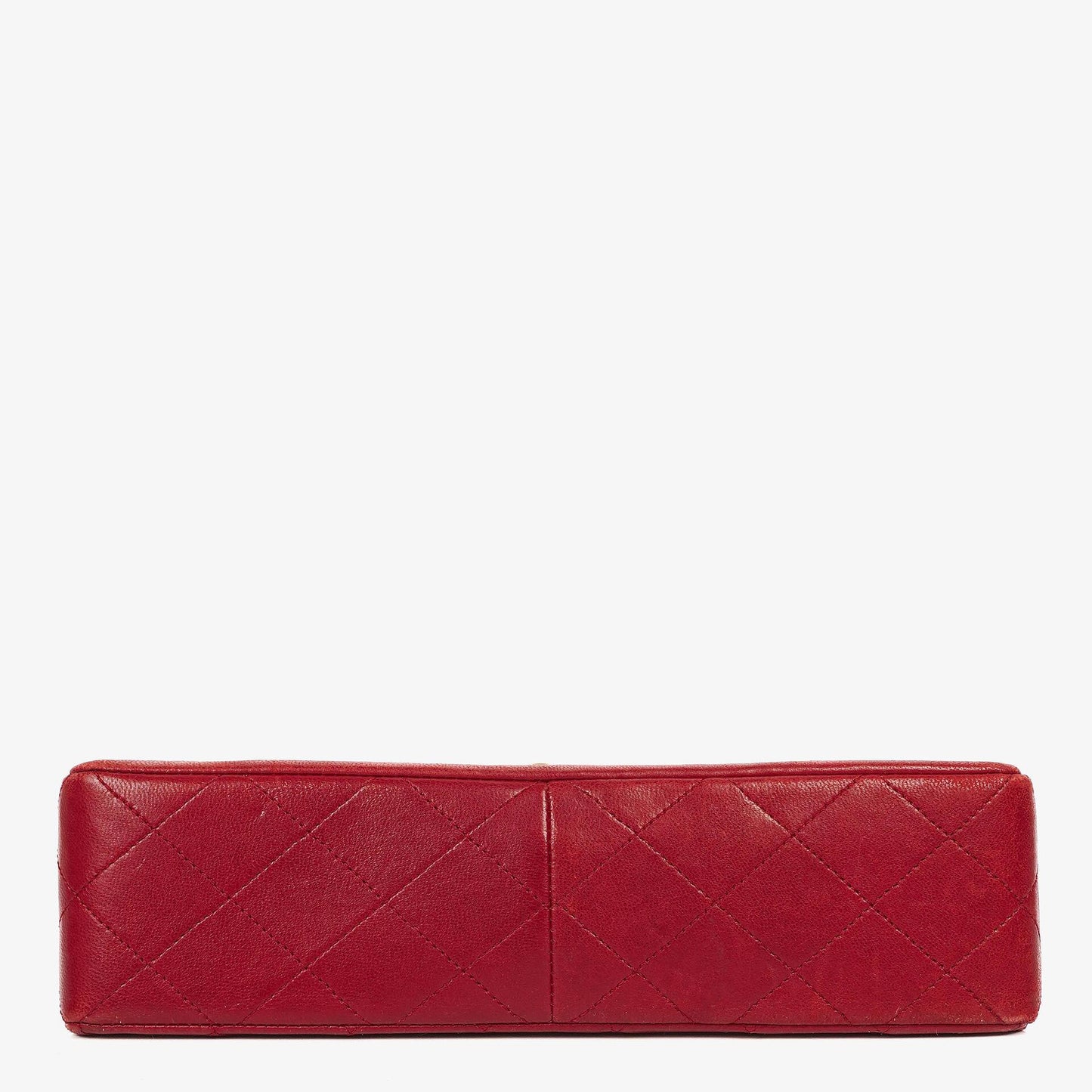 Chanel Classic Small Flap Bag aus rotem Lammleder mit 24K vergoldeter Hardware