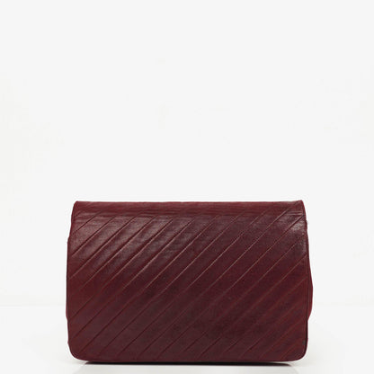 Chanel Klassische Diagonal Gesteppt Lammleder Einzelklappe Tasche mit 24K Vergoldeter Hardware