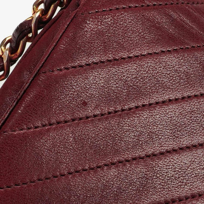 Chanel Klassische Diagonal Gesteppt Lammleder Einzelklappe Tasche mit 24K Vergoldeter Hardware