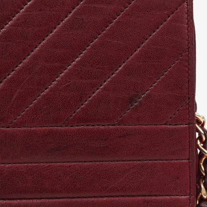 Chanel Klassische Diagonal Gesteppt Lammleder Einzelklappe Tasche mit 24K Vergoldeter Hardware