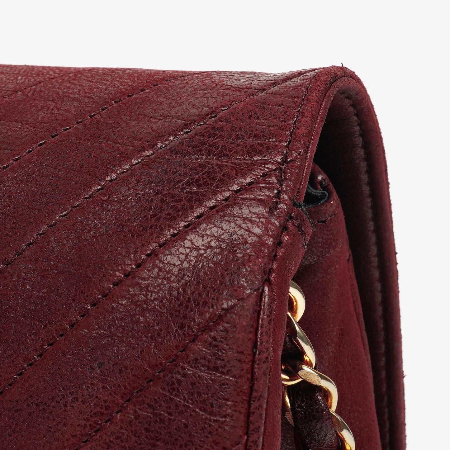 Chanel Klassische Diagonal Gesteppt Lammleder Einzelklappe Tasche mit 24K Vergoldeter Hardware
