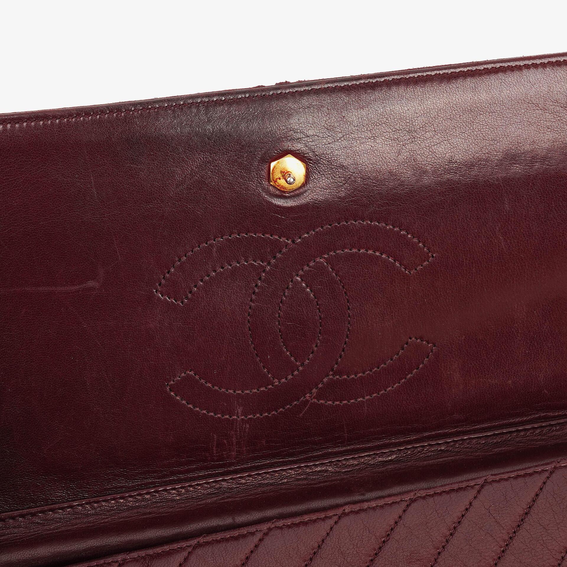 Chanel Klassische Diagonal Gesteppt Lammleder Einzelklappe Tasche mit 24K Vergoldeter Hardware