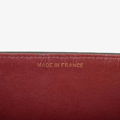 Chanel Classic Vintage Medium Trapeztasche aus schwarzem gestepptem Lammleder, 1989-1991