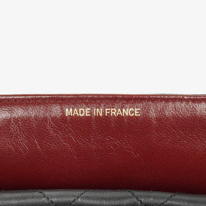 Chanel Classic Vintage Single Flap Tasche in Schwarz aus gestepptem Lammleder mit 24K vergoldeten Beschlägen