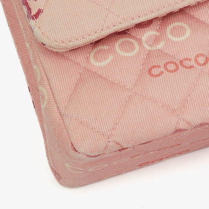 Chanel COCO Print Medium Classic Double Flap Tasche mit 24K vergoldeten Beschlägen