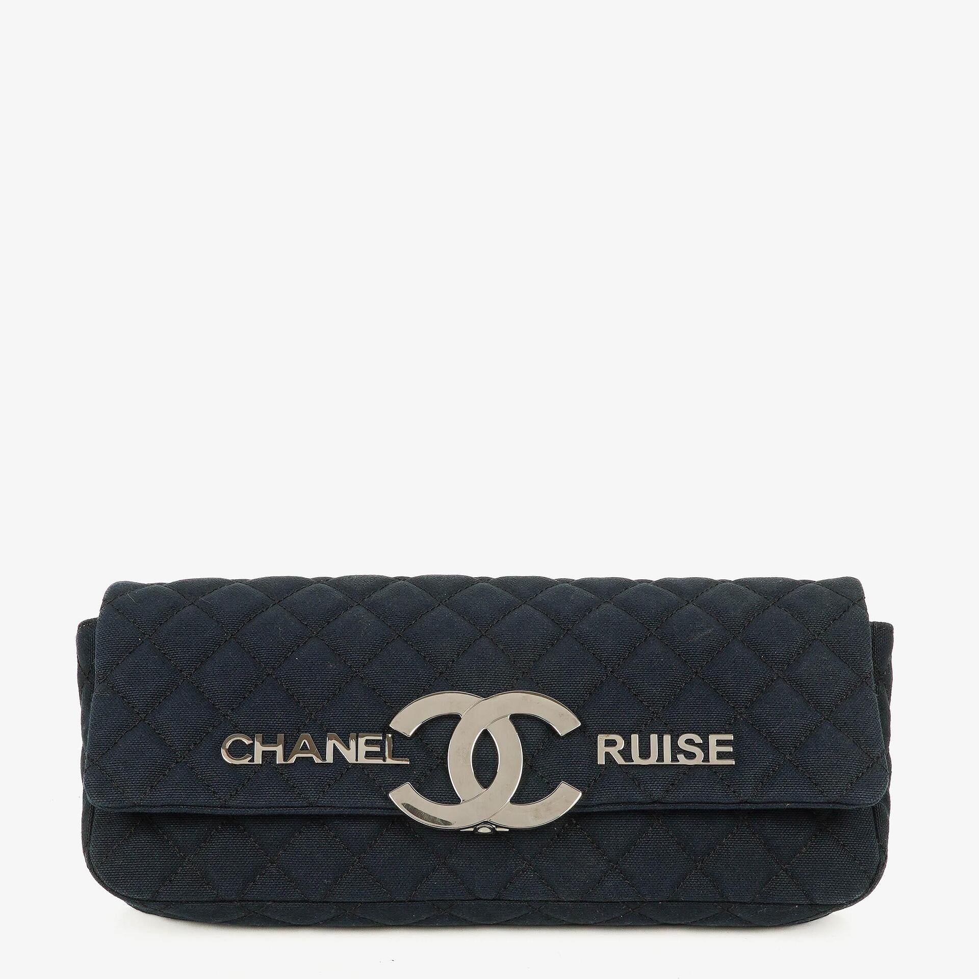 Chanel Cruise Line Clutch in Navy