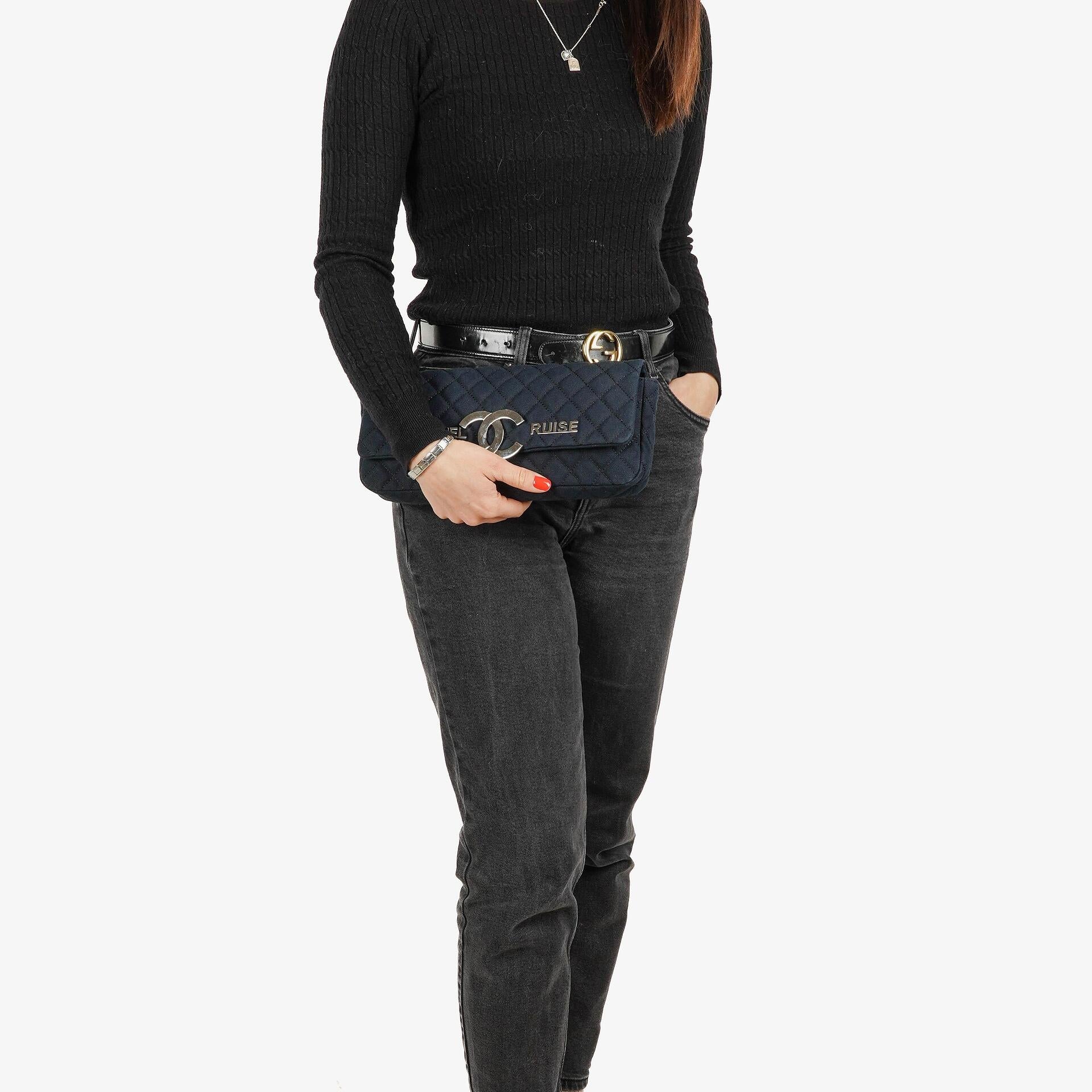 Chanel Cruise Line Clutch in Navy