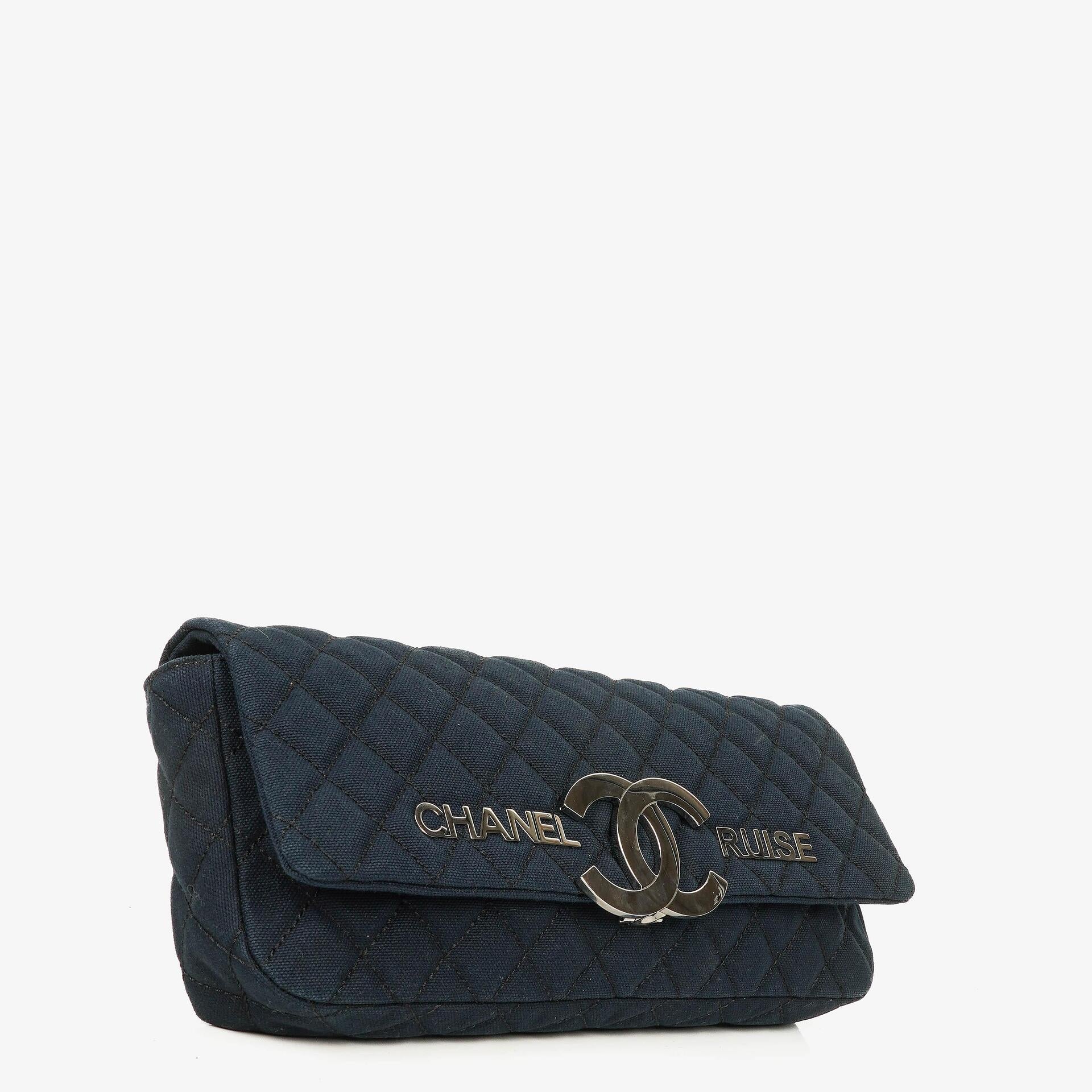 Chanel Cruise Line Clutch in Navy