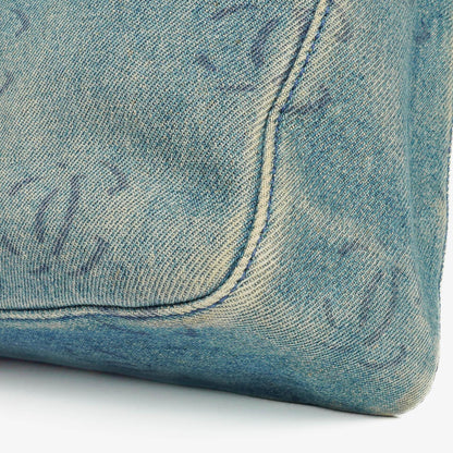 Chanel Denim CC kleine Hobo Tasche