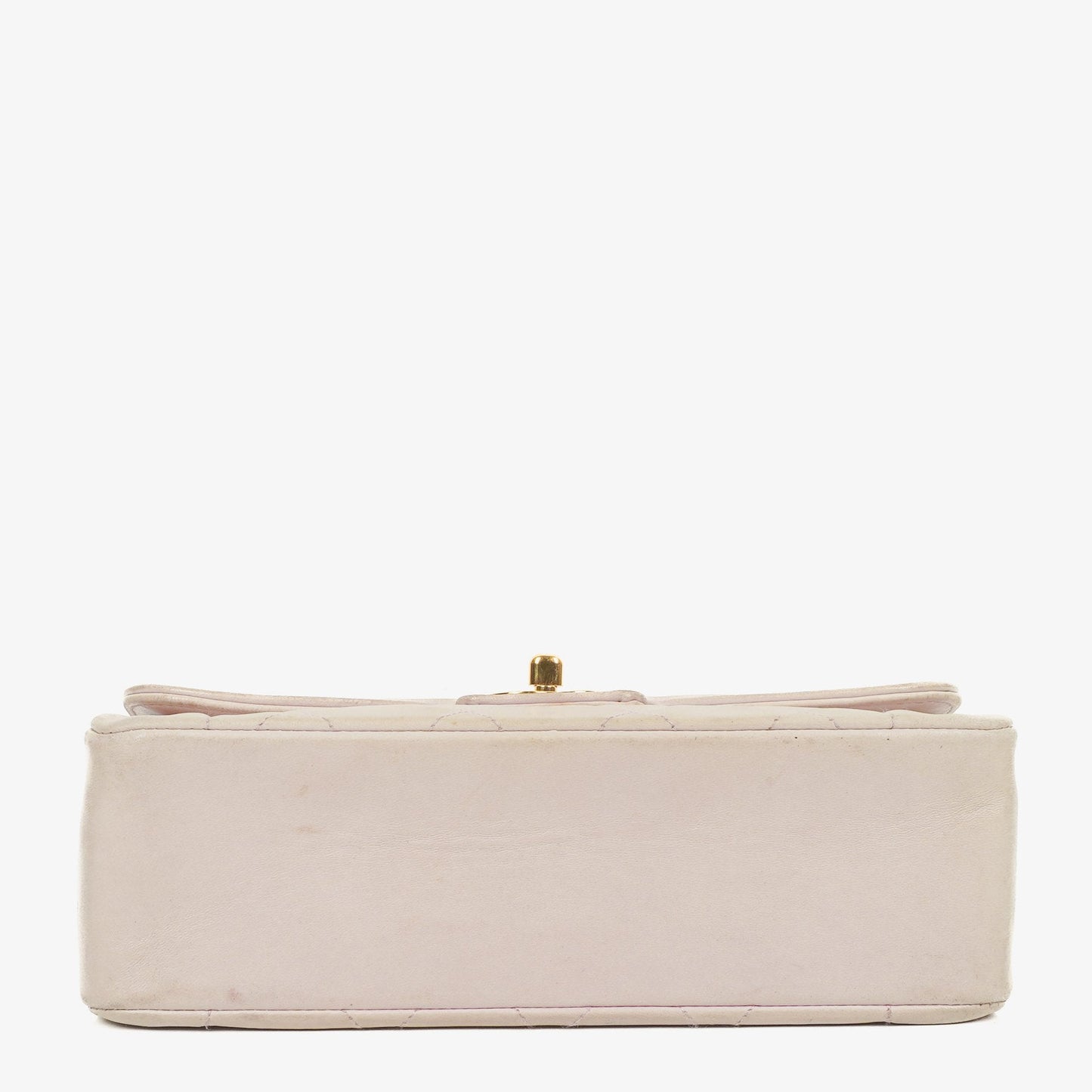 Chanel Diana Vintage Medium Flap Tasche aus gestepptem Lammleder mit 24K vergoldeter Hardware