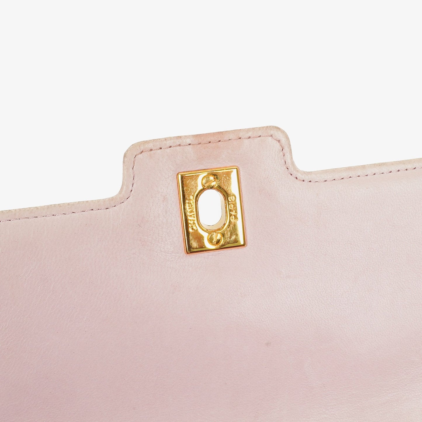 Chanel Diana Vintage Medium Flap Tasche aus gestepptem Lammleder mit 24K vergoldeter Hardware