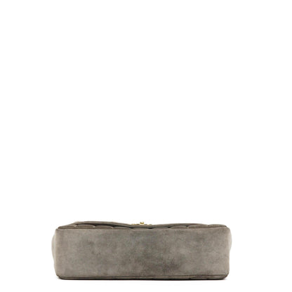 Chanel Diana Vertical Single Flap Bag, Gestepptes Leder, 24K Goldplattierte Hardware