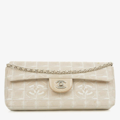 Chanel East West Travel Line Chocolate Bar Flap Tasche