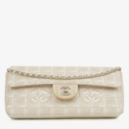 Chanel East West Travel Line Chocolate Bar Flap Tasche