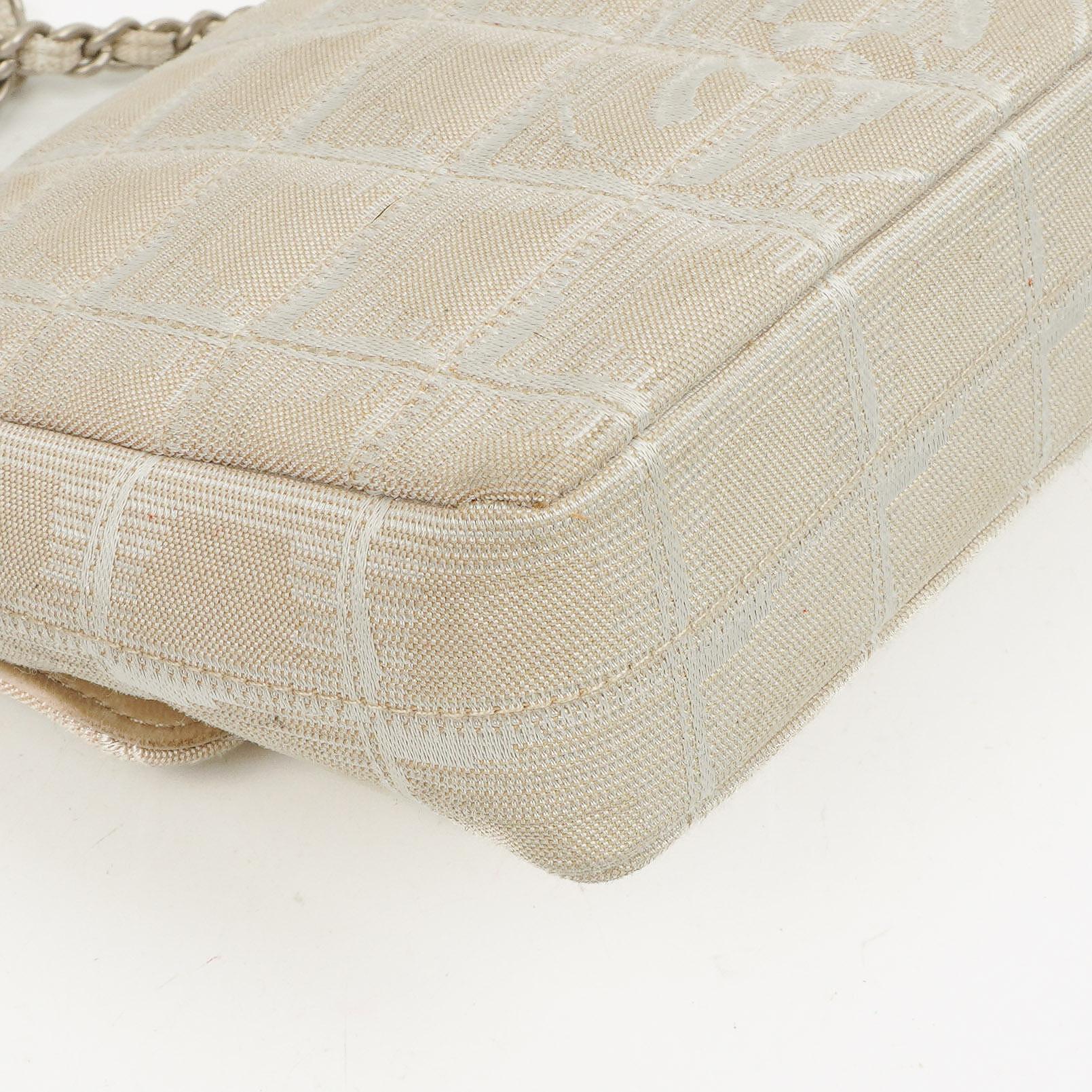 Chanel East West Travel Line Chocolate Bar Flap Tasche