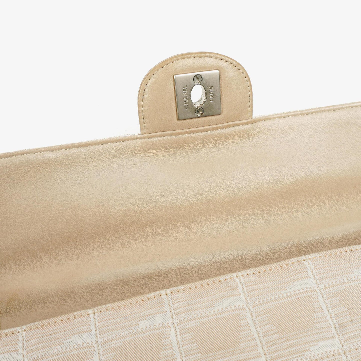 Chanel East West Travel Line Chocolate Bar Flap Tasche