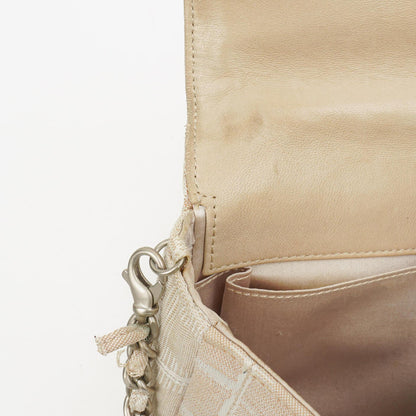 Chanel East West Travel Line Chocolate Bar Flap Tasche