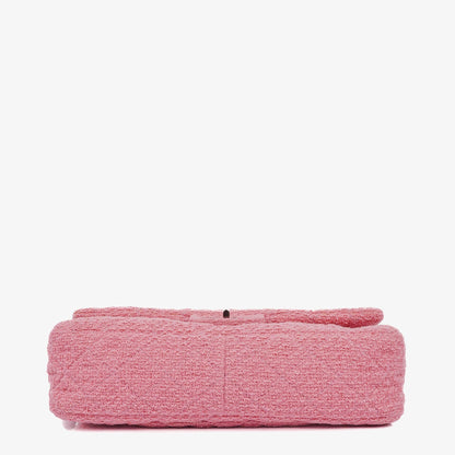 Chanel Easy Tweed Jumbo Pink 2.55 Reissue Messenger Flap Bag