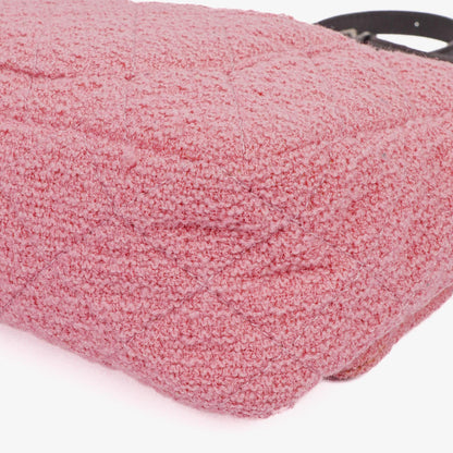 Chanel Easy Tweed Jumbo Pink 2.55 Reissue Messenger Flap Bag