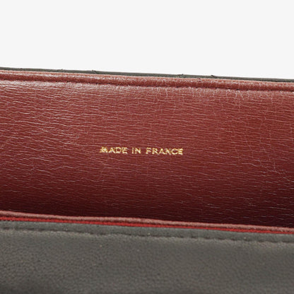 Chanel Envelope Flap Tasche Schwarz Gepolstertes Lammleder mit 24K Vergoldeten Beschlägen
