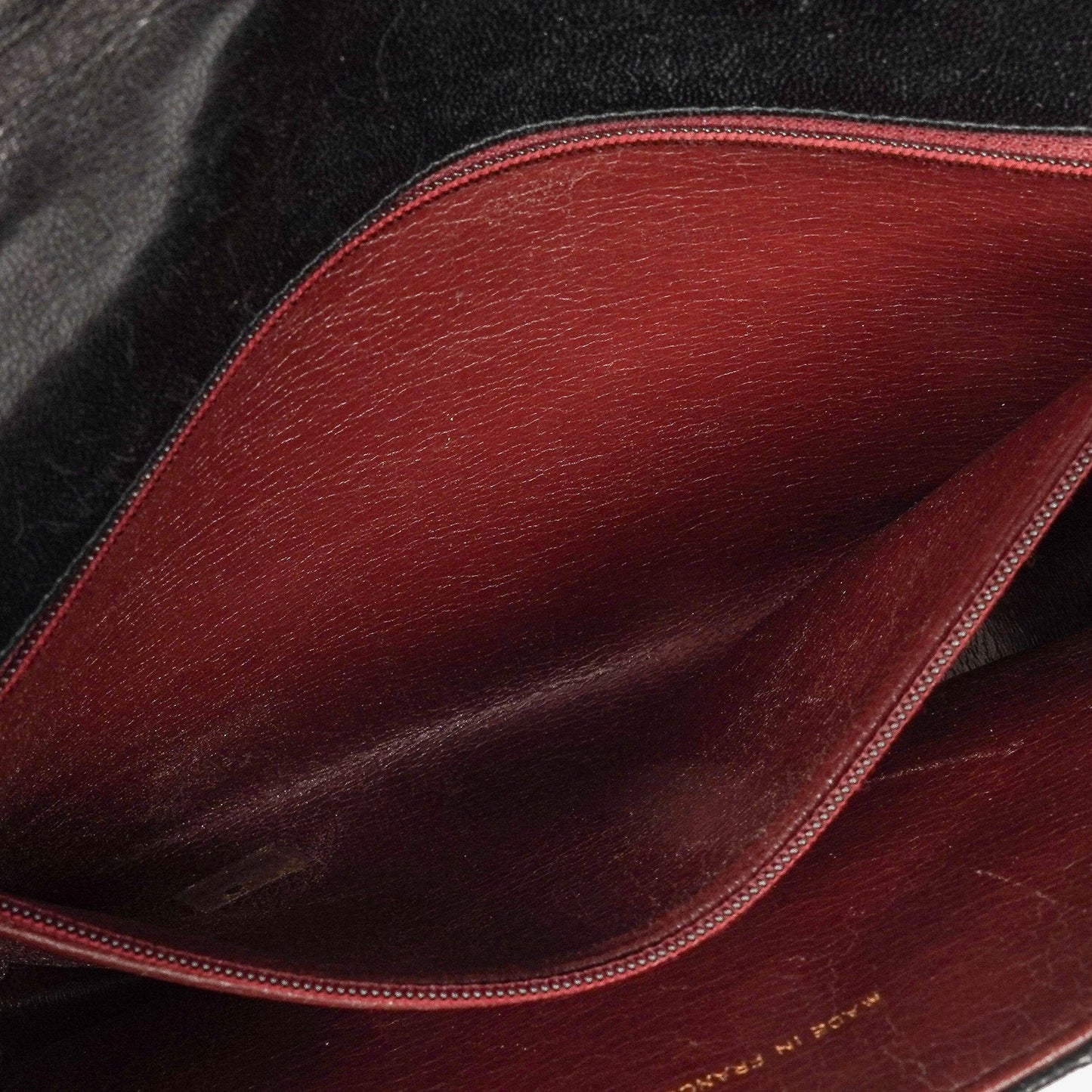 Chanel Envelope Flap Tasche aus schwarzem gestepptem Lammleder mit 24K vergoldeten Beschlägen