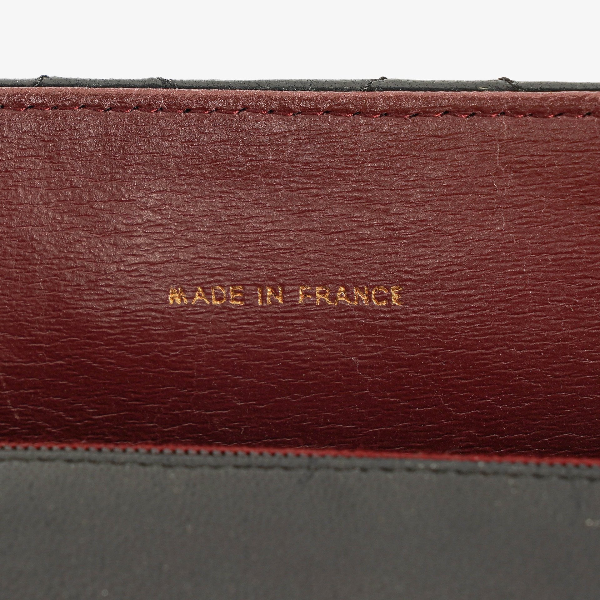 Chanel Envelope Flap Tasche aus schwarzem gestepptem Lammleder mit 24K vergoldeten Beschlägen