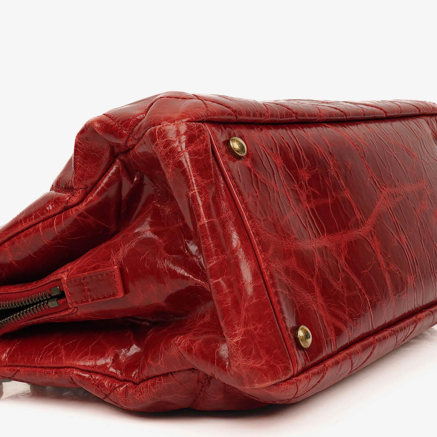 Chanel Reissue Tote Bag aus glänzendem Crackled-Kalbsleder