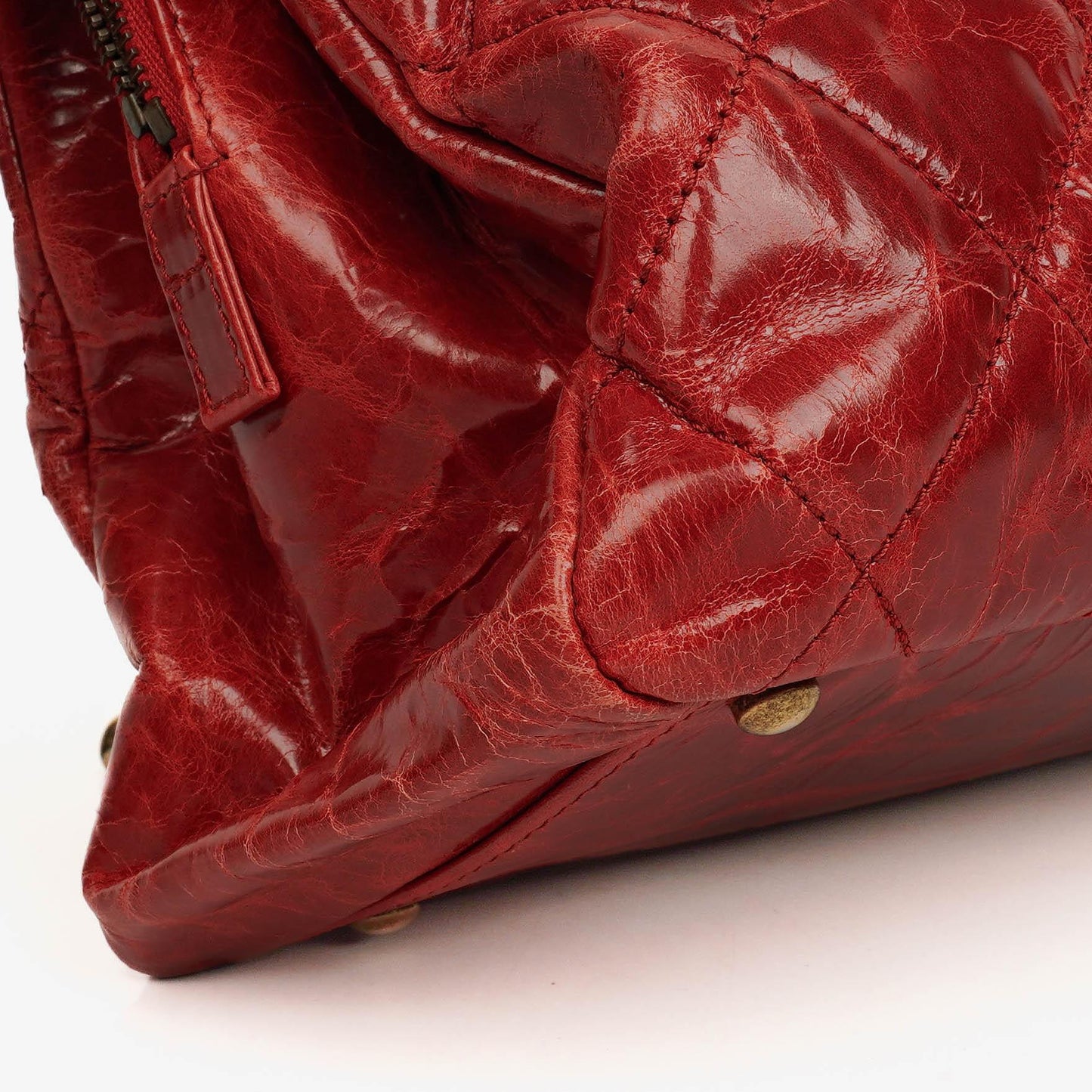 Chanel Reissue Tote Bag aus glänzendem Crackled-Kalbsleder