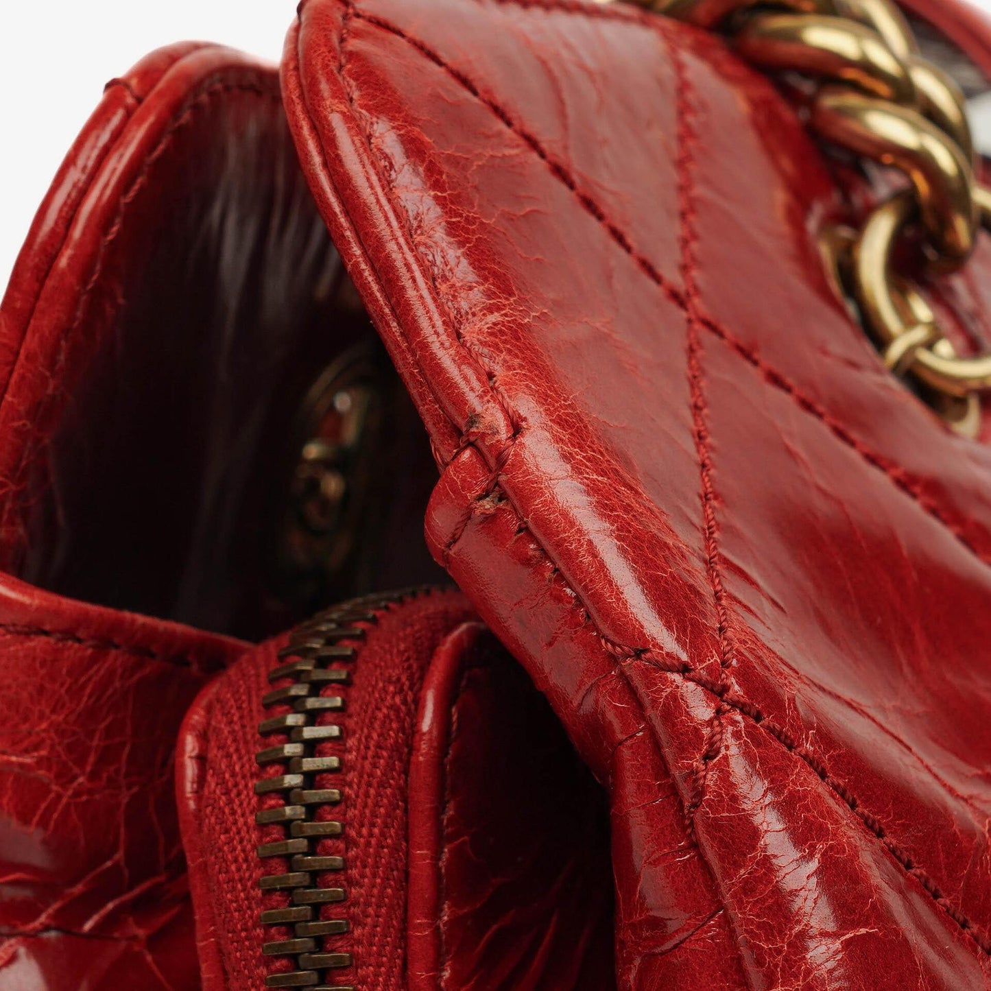Chanel Reissue Tote Bag aus glänzendem Crackled-Kalbsleder