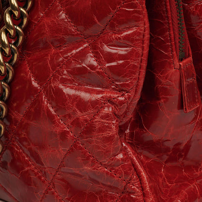 Chanel Reissue Tote Bag aus glänzendem Crackled-Kalbsleder