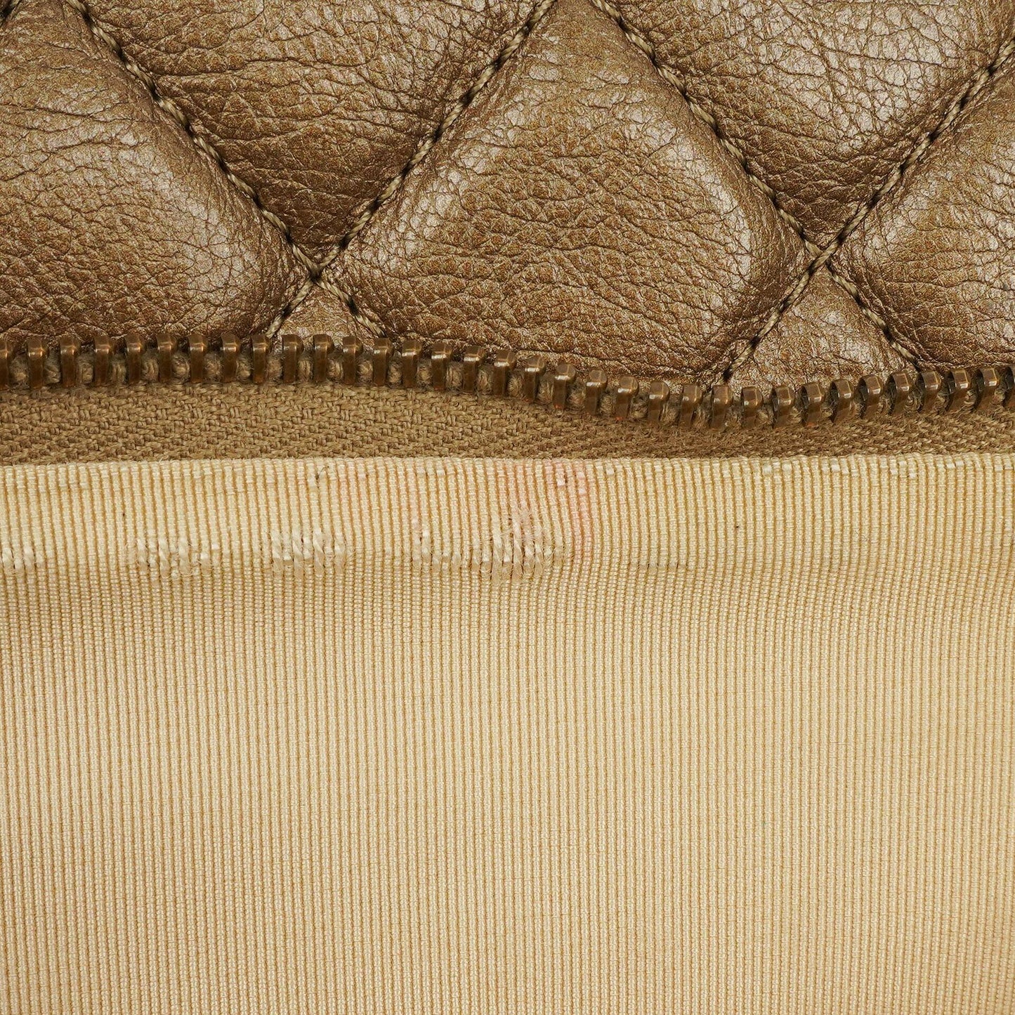 Chanel Medium Crown Single Flap Tasche aus goldenem Kalbsleder