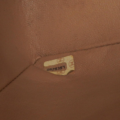 Chanel Halbmond Klappentasche Beige Gepolstertes Lammleder 24K Gold-Hardware
