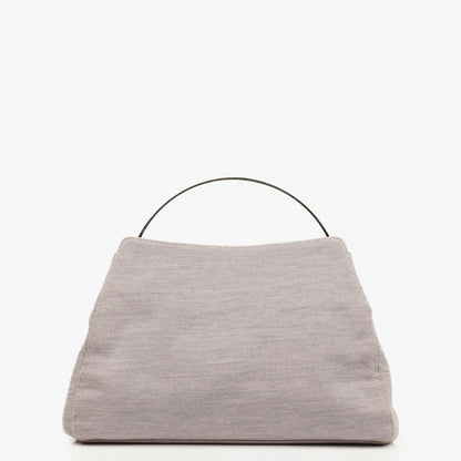 Chanel Top Handle Tasche aus Jersey und Metall