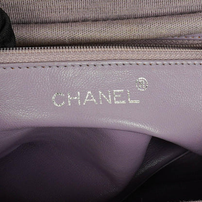 Chanel Top Handle Tasche aus Jersey und Metall