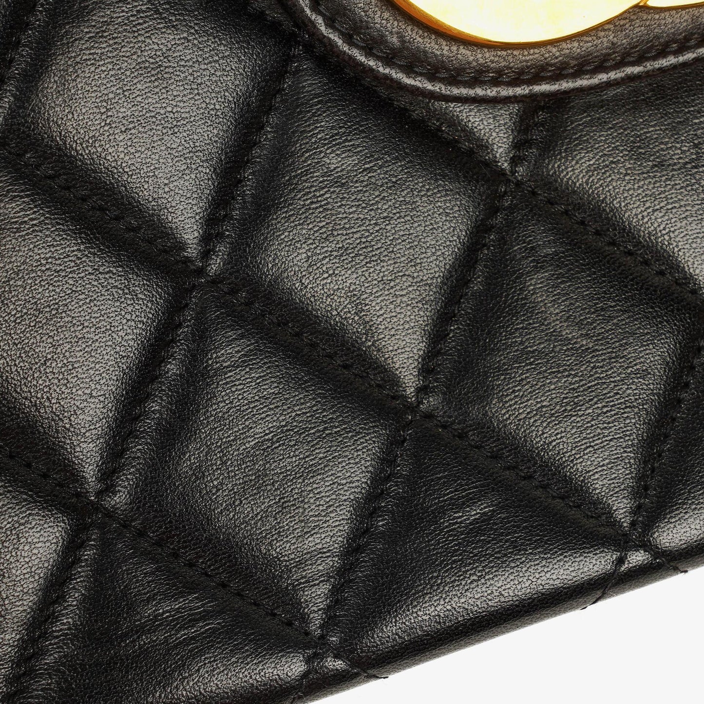 Chanel Jumbo CC Classic Single Flap Maxi Logo Tasche aus schwarzem gestepptem Lammleder mit 24K vergoldeten Beschlägen