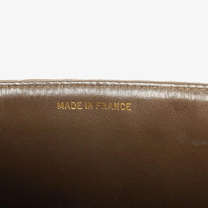 Chanel Jumbo CC Vertical Flap Bag aus gestepptem Wildleder mit 24K vergoldeter Hardware