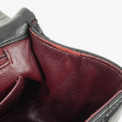 Chanel Jumbo Classic Single Flap Tasche aus schwarzem gestepptem Leder mit silberfarbener Hardware