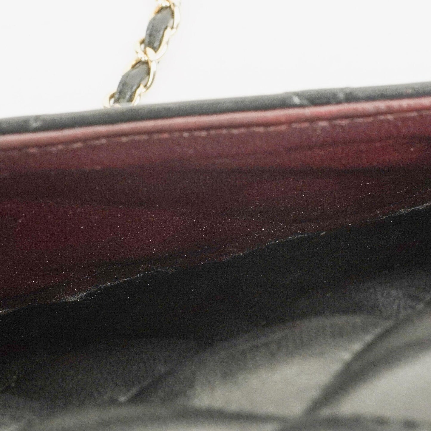 Chanel Jumbo Classic Double Flap Tasche aus schwarzem gestepptem Lammleder mit goldfarbener Hardware