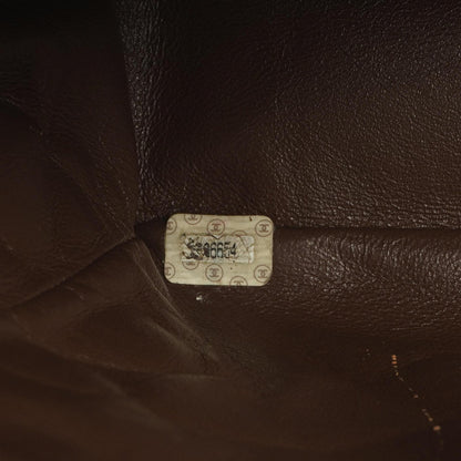 Chanel Jumbo Klassische Einzelklappen Tasche Braune Gequiltete Wildleder Mit Alter Goldbeschichtetem Zubehör