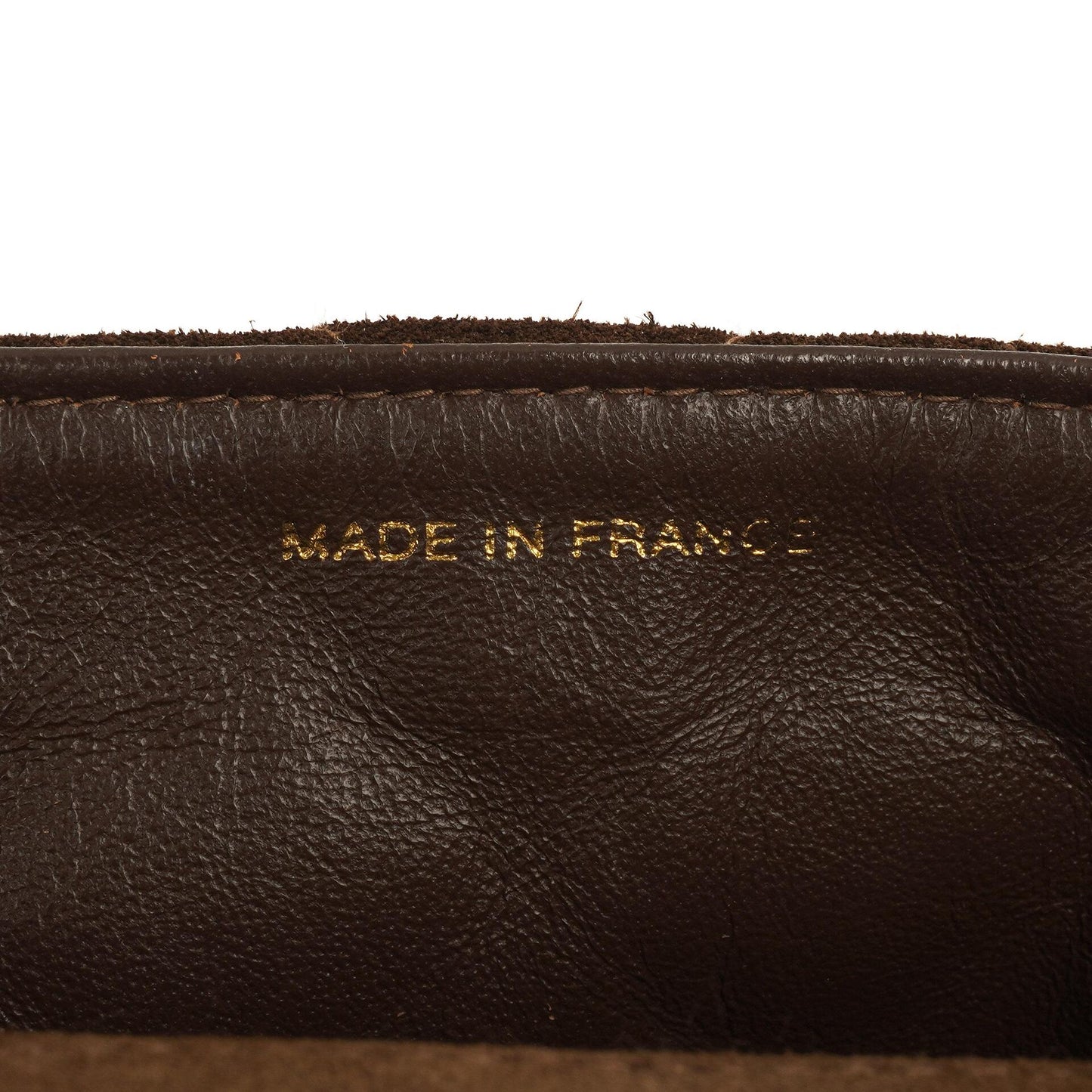 Chanel Jumbo Klassische Einzelklappen Tasche Braune Gequiltete Wildleder Mit Alter Goldbeschichtetem Zubehör