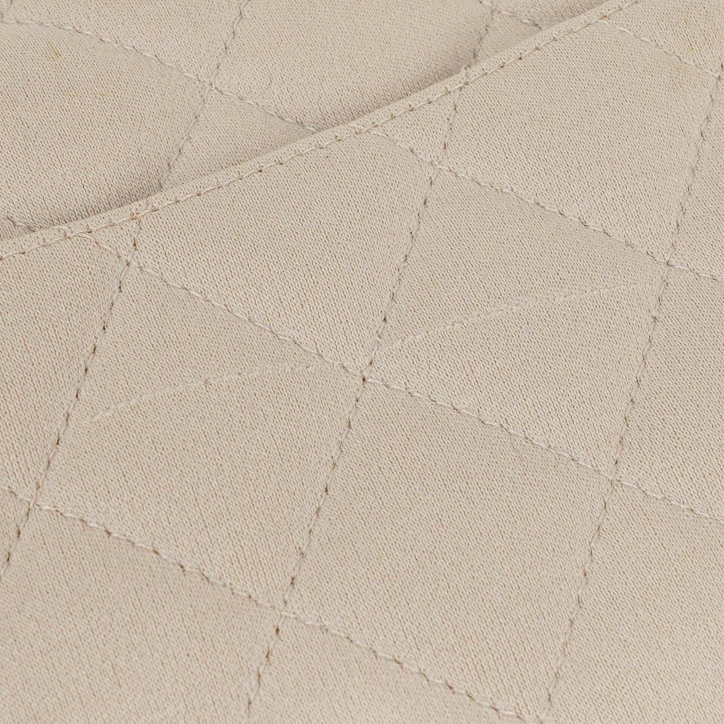 Chanel Jumbo Classic Single Flap Bag aus Jersey mit silberfarbenen Beschlägen