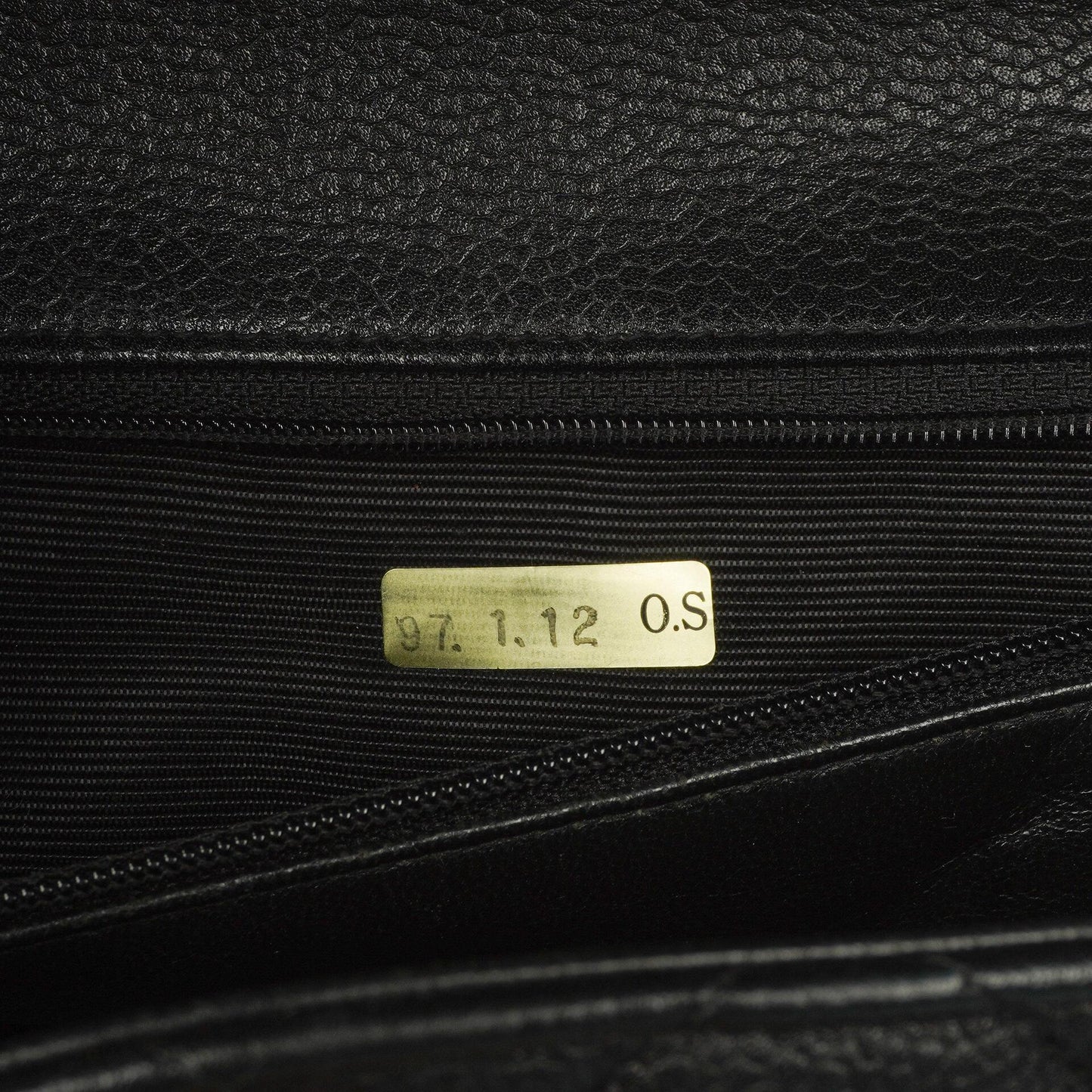 Chanel Kelly Schwarze Stepp-Caviar-Leder-Top-Handle-Tasche mit 24K vergoldeten Beschlägen, 1996-1997