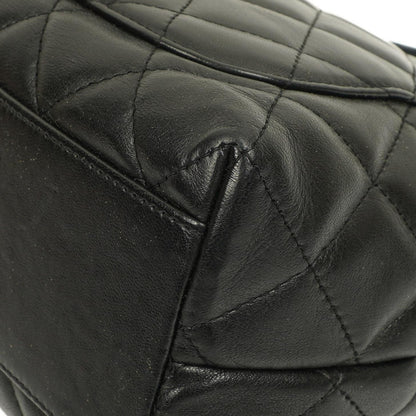 Chanel Kelly Medium aus schwarzem gestepptem Lammleder, 2005-2006