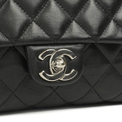 Chanel Kelly Medium aus schwarzem gestepptem Lammleder, 2005-2006