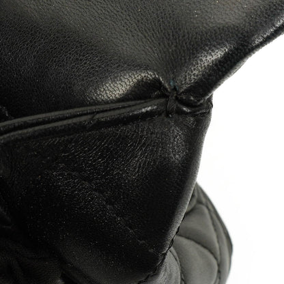 Chanel Kelly Medium aus schwarzem gestepptem Lammleder, 2005-2006