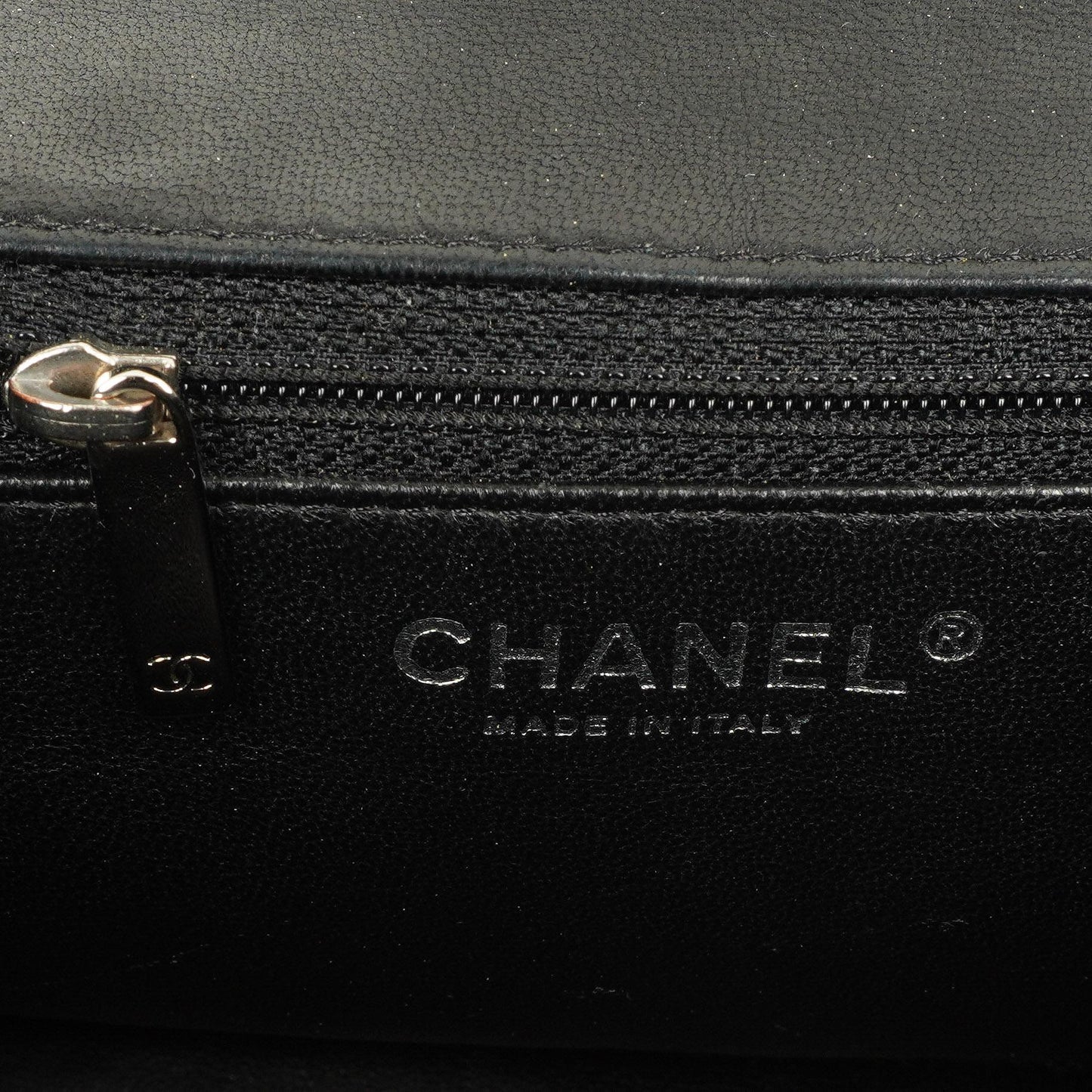 Chanel Kelly Medium aus schwarzem gestepptem Lammleder, 2005-2006