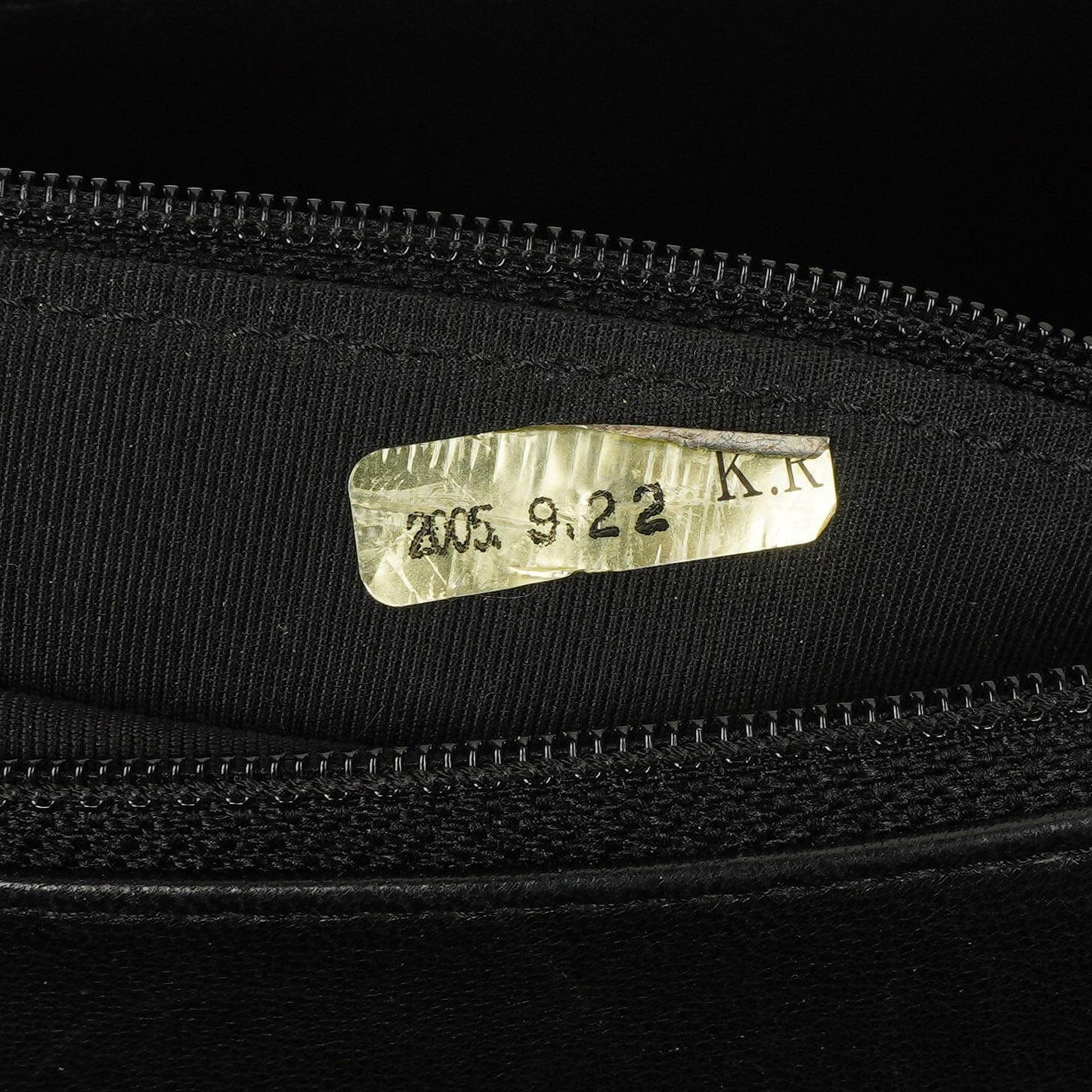 Chanel Kelly Medium aus schwarzem gestepptem Lammleder, 2005-2006