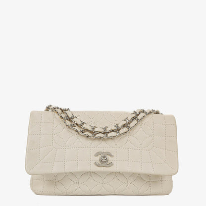 Chanel Lady Graphic Flap Tasche aus gestepptem Leder