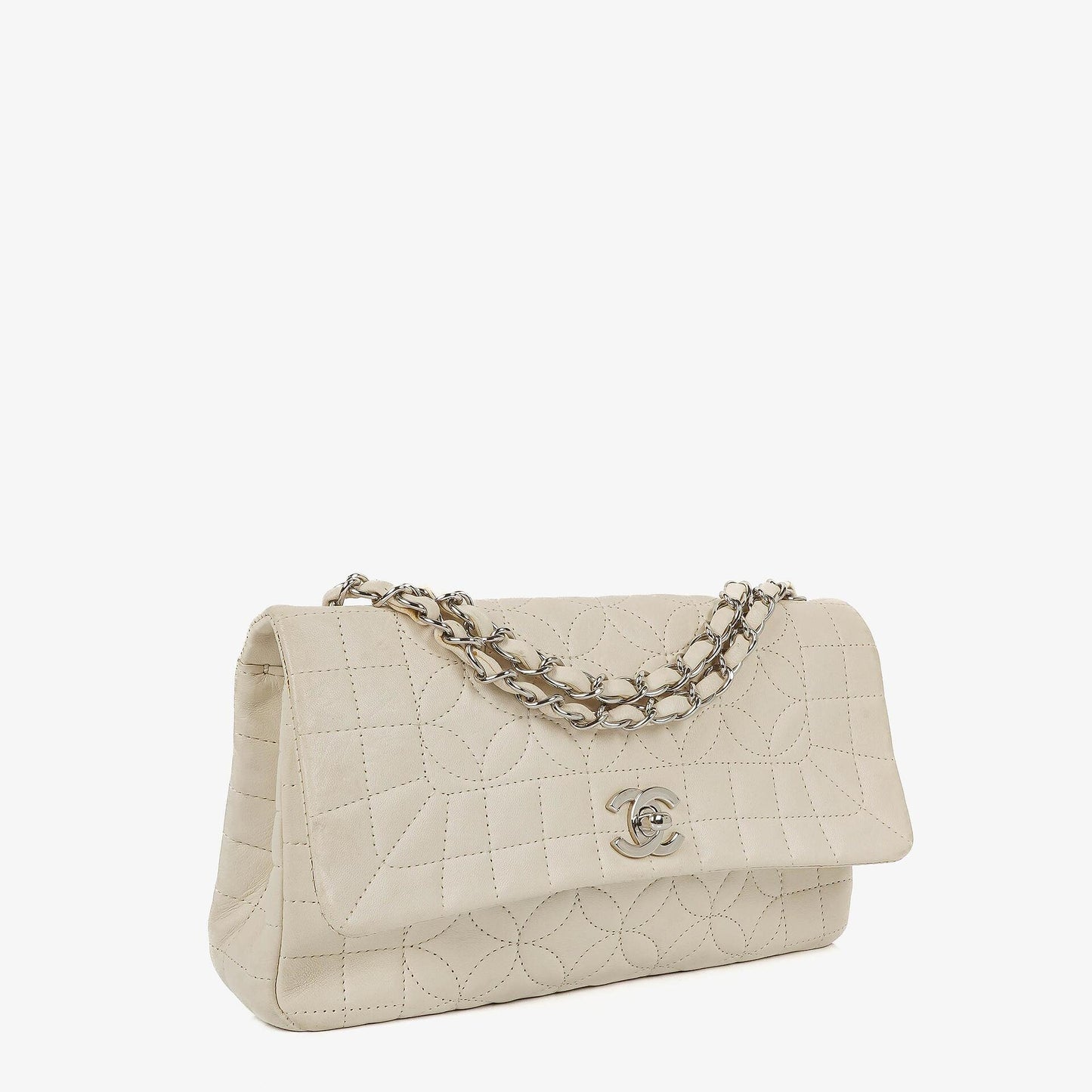 Chanel Lady Graphic Flap Tasche aus gestepptem Leder